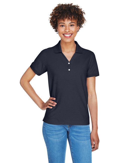 D100W Devon & Jones Ladies' Pima Piqué Y-Collar Polo