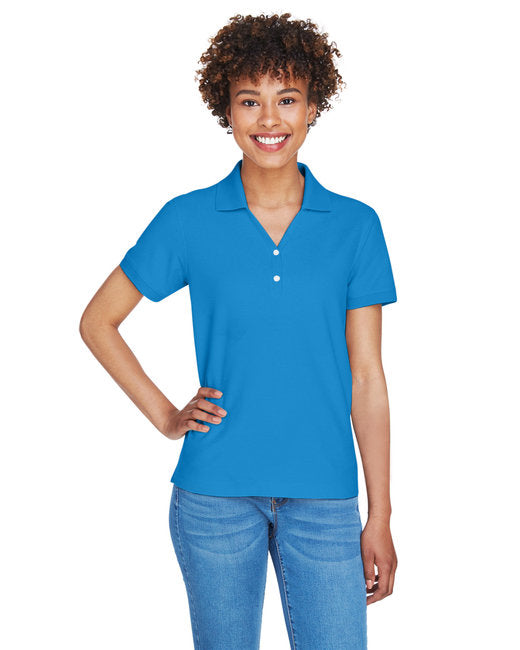 D100W Devon & Jones Ladies' Pima Piqué Y-Collar Polo