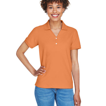 D100W Devon & Jones Ladies' Pima Piqué Y-Collar Polo