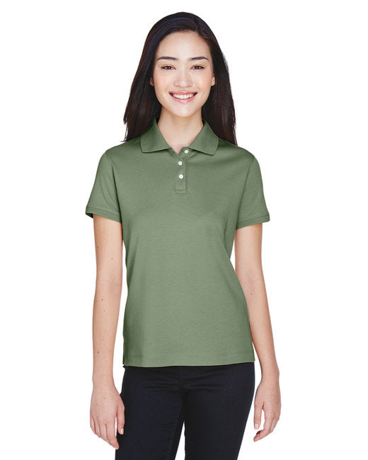 D140SW Devon & Jones Ladies' Solid Perfect Pima Interlock Polo