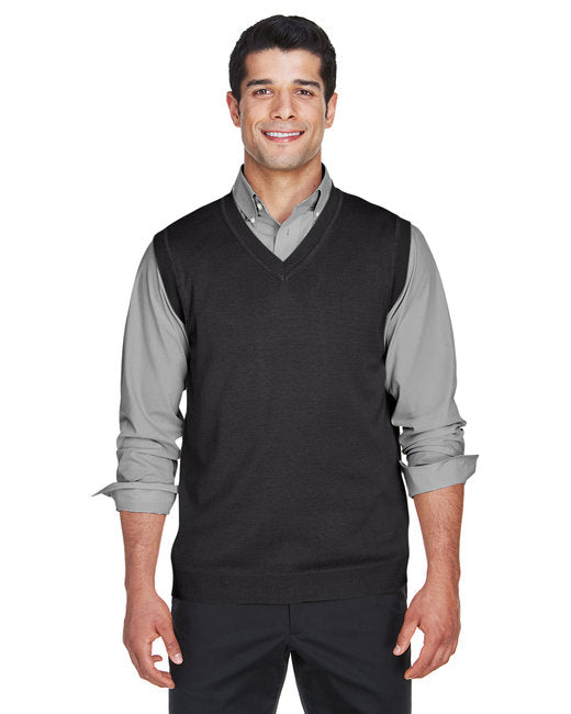 D477 Devon & Jones Adult V-Neck Vest