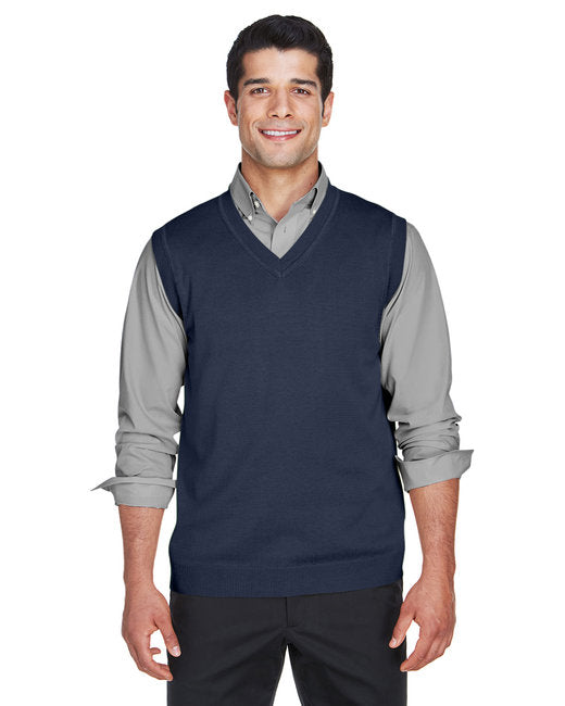 D477 Devon & Jones Adult V-Neck Vest