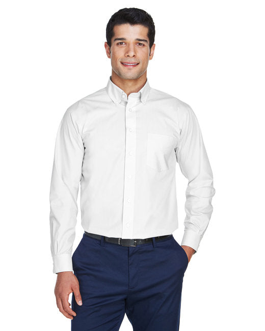 D620 Devon & Jones Men's Crown Collection® Solid Broadcloth Woven Shirt