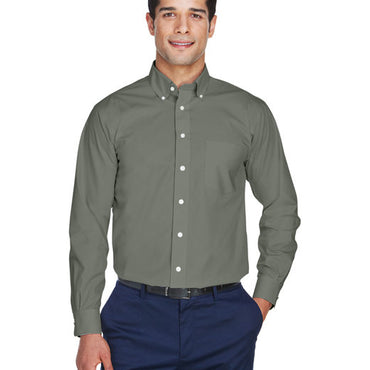 D620 Devon & Jones Men's Crown Collection® Solid Broadcloth Woven Shirt