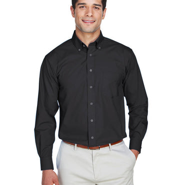 D620 Devon & Jones Men's Crown Collection® Solid Broadcloth Woven Shirt