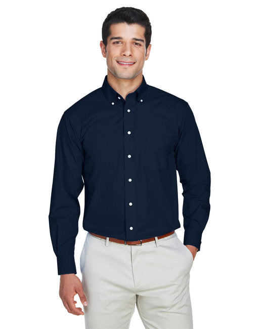 D620 Devon & Jones Men's Crown Collection® Solid Broadcloth Woven Shirt