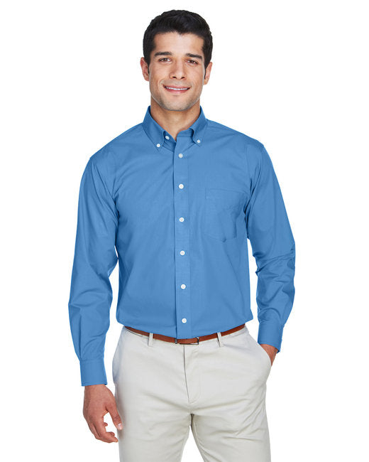 D620 Devon & Jones Men's Crown Collection® Solid Broadcloth Woven Shirt