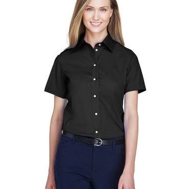 D620SW Devon & Jones Ladies' Crown Collection® Solid Broadcloth Short-Sleeve Woven Shirt