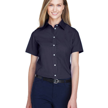 D620SW Devon & Jones Ladies' Crown Collection® Solid Broadcloth Short-Sleeve Woven Shirt