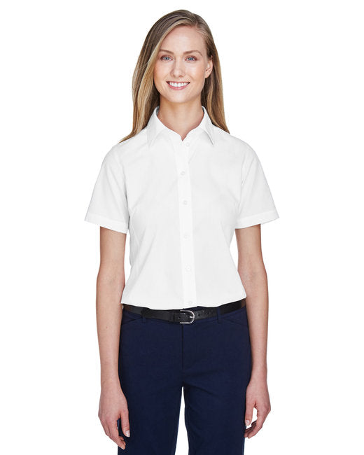 D620SW Devon & Jones Ladies' Crown Collection® Solid Broadcloth Short-Sleeve Woven Shirt