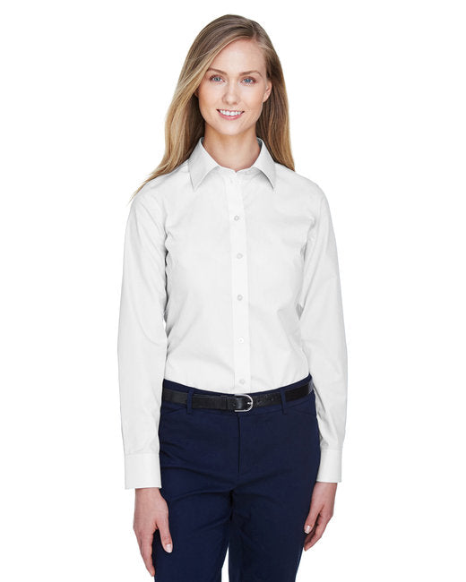 D620W Devon & Jones Ladies' Crown Collection® Solid Broadcloth Woven Shirt