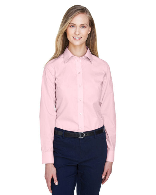 D620W Devon & Jones Ladies' Crown Collection® Solid Broadcloth Woven Shirt