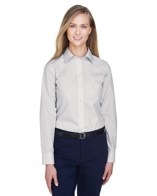 D620W Devon & Jones Ladies' Crown Collection® Solid Broadcloth Woven Shirt