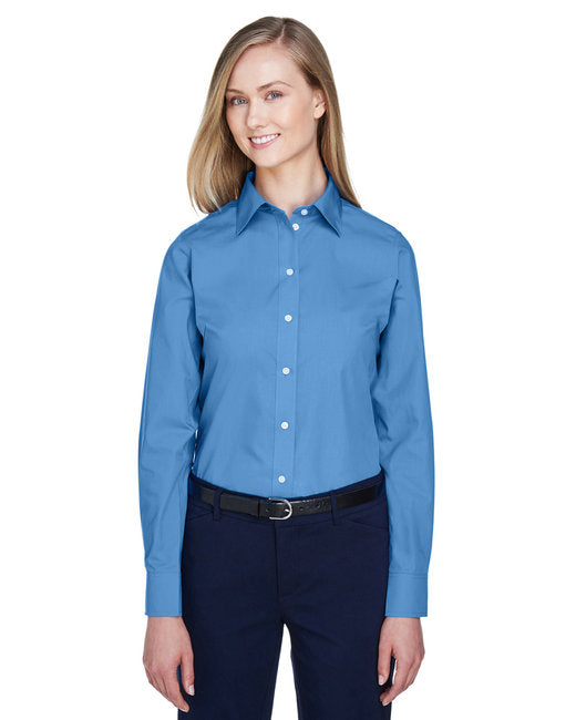 D620W Devon & Jones Ladies' Crown Collection® Solid Broadcloth Woven Shirt