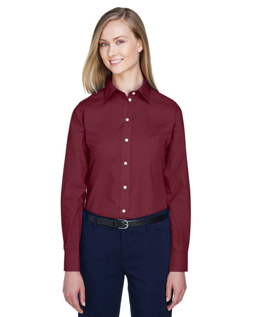 D620W Devon & Jones Ladies' Crown Collection® Solid Broadcloth Woven Shirt