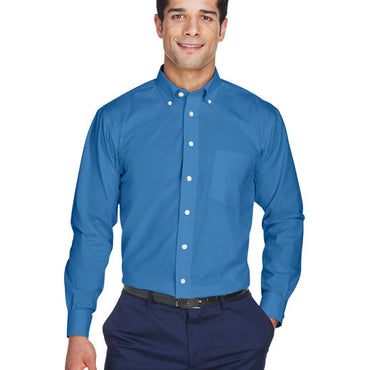 D630 Devon & Jones Men's Crown Collection® Solid Oxford Woven Shirt