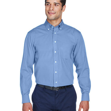 D630 Devon & Jones Men's Crown Collection® Solid Oxford Woven Shirt