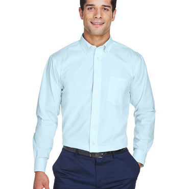 D630 Devon & Jones Men's Crown Collection® Solid Oxford Woven Shirt