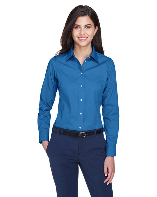 D630W Devon & Jones Ladies' Crown Collection® Solid Oxford Woven Shirt