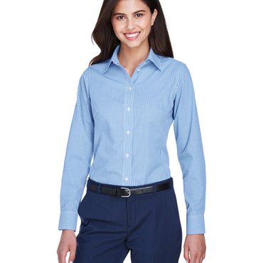 D640W Devon & Jones Ladies' Ladies' Crown Collection® Gingham Check Woven Shirt