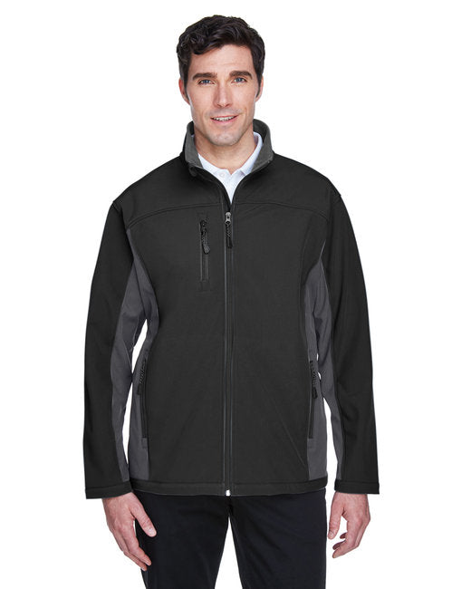 D997 Devon & Jones Men's Soft Shell Colorblock Jacket