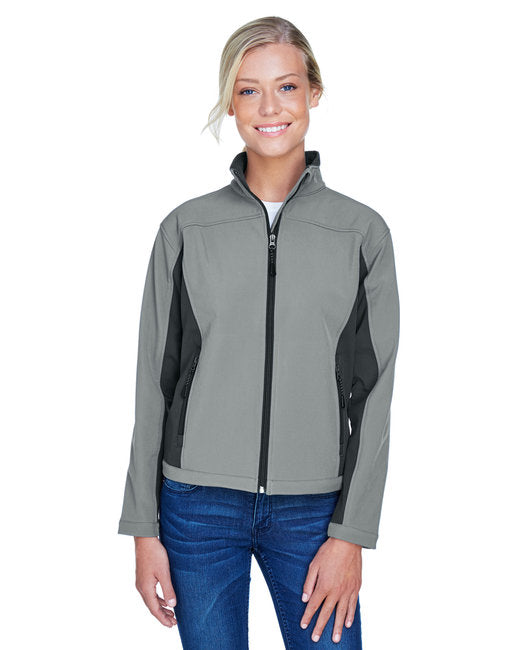 D997W Devon & Jones Ladies' Soft Shell Colorblock Jacket