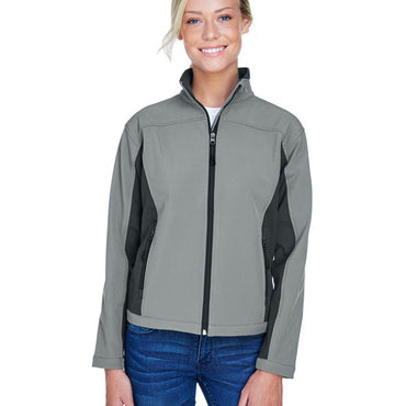 D997W Devon & Jones Ladies' Soft Shell Colorblock Jacket