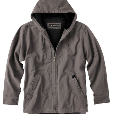 DD5090T Dri Duck Men's 100% Cotton 12 oz. Canvas/Polyester Thermal Lining Hooded Tall Laredo Jacket