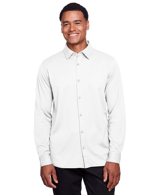 DG20Z Devon & Jones CrownLux Performance® Men's Plaited Button-Down