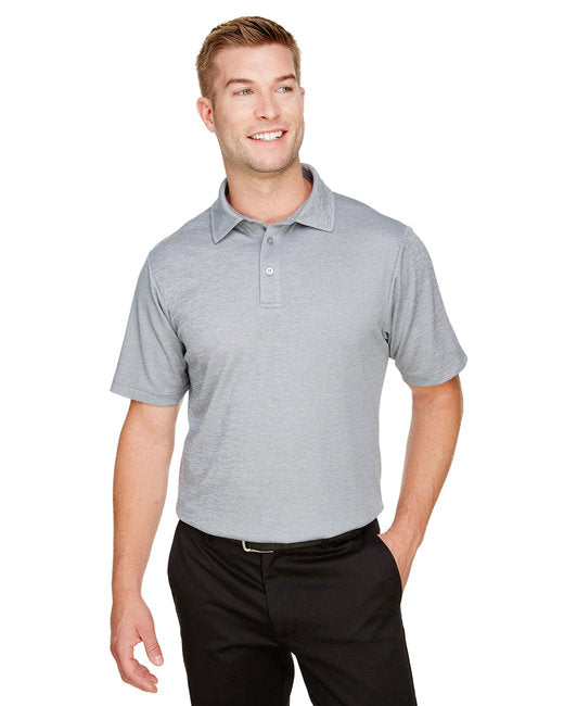 DG22 Devon & Jones CrownLux Performance® Men's Address Melange Polo