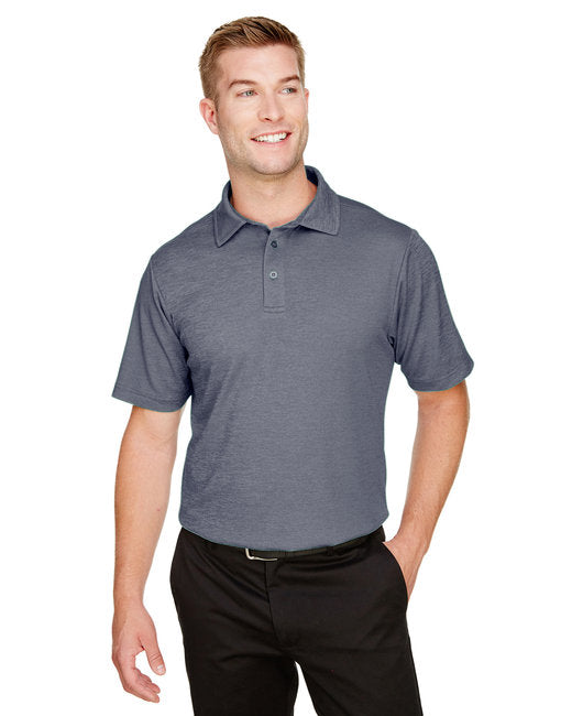 DG22 Devon & Jones CrownLux Performance® Men's Address Melange Polo