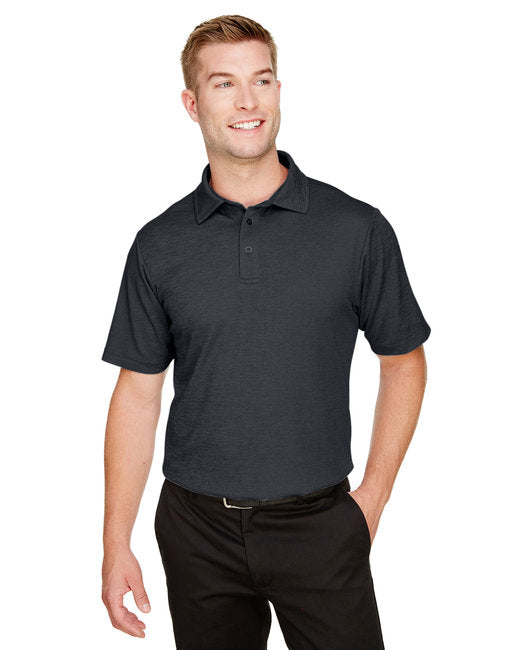 DG22 Devon & Jones CrownLux Performance® Men's Address Melange Polo