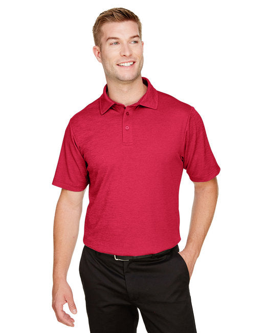 DG22 Devon & Jones CrownLux Performance® Men's Address Melange Polo