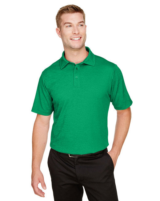 DG22 Devon & Jones CrownLux Performance® Men's Address Melange Polo