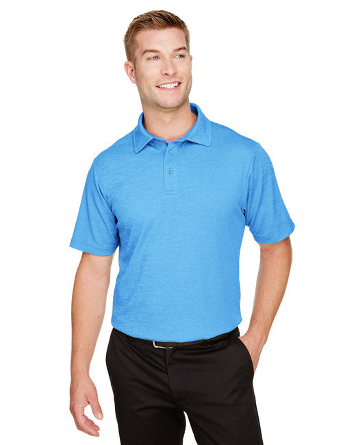 DG22 Devon & Jones CrownLux Performance® Men's Address Melange Polo