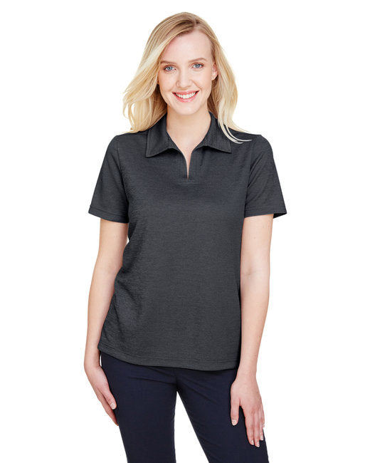 DG22W Devon & Jones CrownLux Performance® Ladies' Address Melange Polo