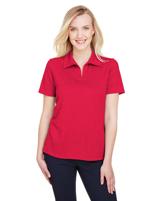 DG22W Devon & Jones CrownLux Performance® Ladies' Address Melange Polo