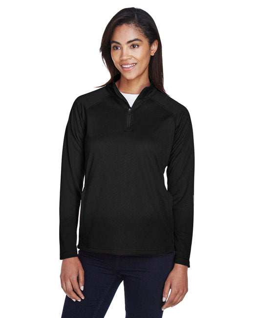 DG440W Devon & Jones Ladies' Stretch Tech-Shell® Compass Quarter-Zip