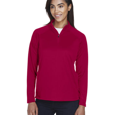 DG440W Devon & Jones Ladies' Stretch Tech-Shell® Compass Quarter-Zip