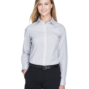 DG510W Devon & Jones Ladies' Crown Collection® Micro Tattersall Woven Shirt