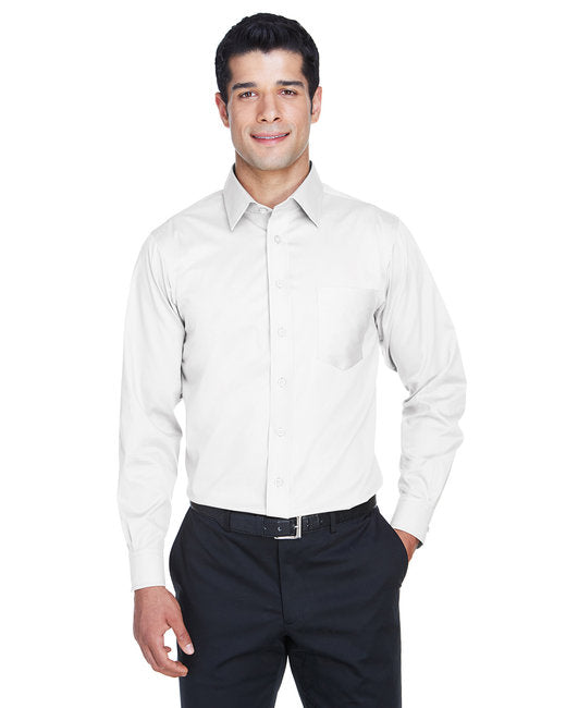 DG530 Devon & Jones Men's Crown Collection® Solid Stretch Twill Woven Shirt