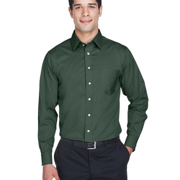 DG530 Devon & Jones Men's Crown Collection® Solid Stretch Twill Woven Shirt