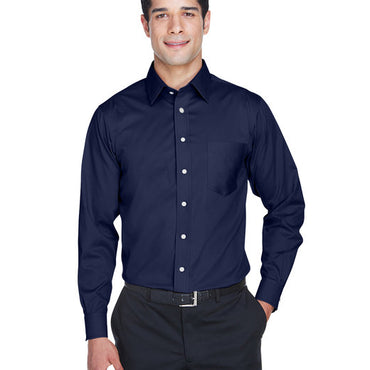 DG530 Devon & Jones Men's Crown Collection® Solid Stretch Twill Woven Shirt