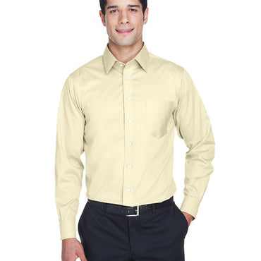 DG530 Devon & Jones Men's Crown Collection® Solid Stretch Twill Woven Shirt