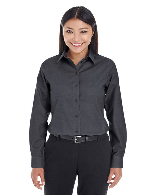 DG532W Devon & Jones Ladies' Crown Collection® Royal Dobby Woven Shirt