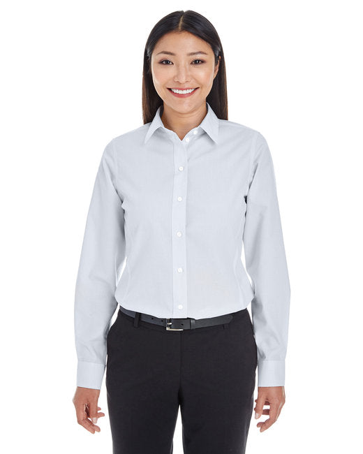 DG534W Devon & Jones Ladies' Crown Collection® Striped Woven Shirt