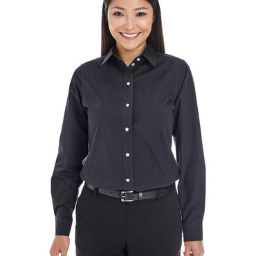 DG534W Devon & Jones Ladies' Crown Collection® Striped Woven Shirt