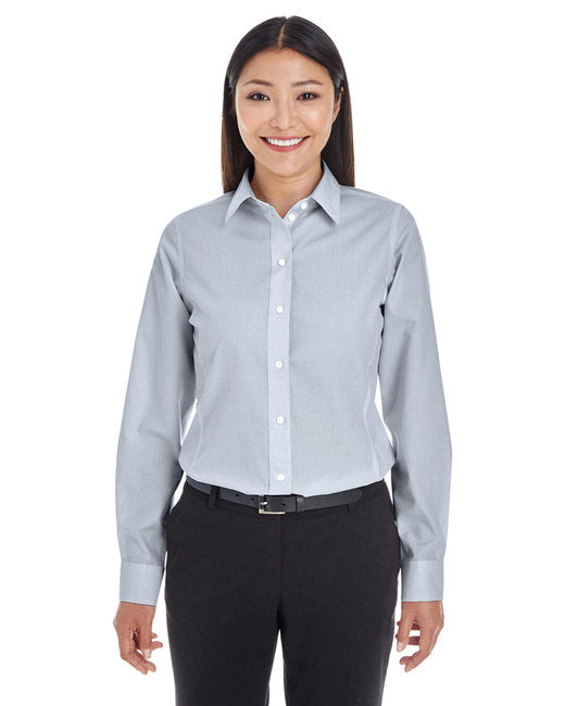 DG534W Devon & Jones Ladies' Crown Collection® Striped Woven Shirt