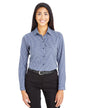 DG535W Devon & Jones CrownLux Performance® Ladies' Tonal Mini Check Woven Shirt