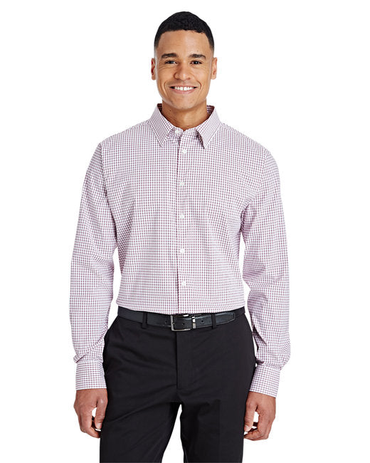 DG540 Devon & Jones CrownLux Performance® Men's Micro Windowpane Woven Shirt